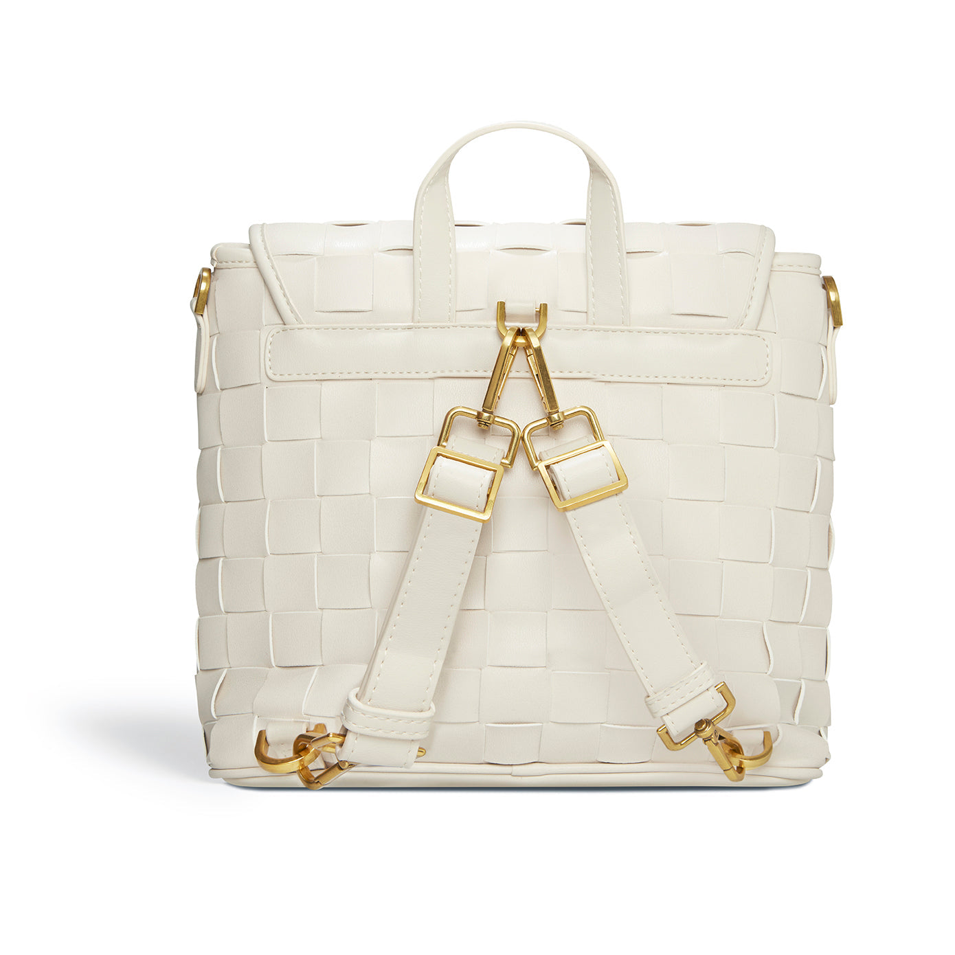 Rosie White Mini Vegan Backpack