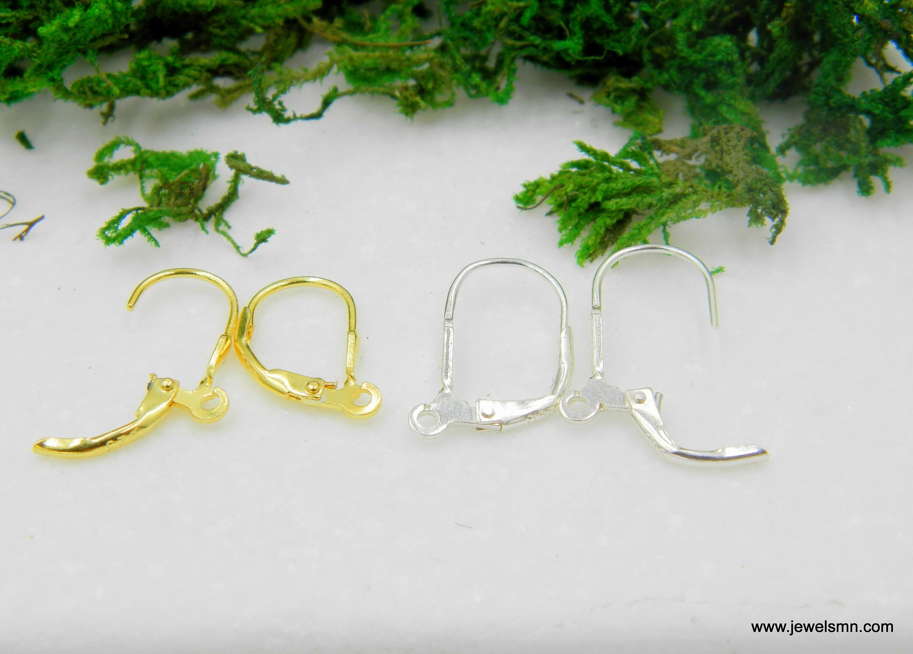 Olive Branch Earrings: Handmade Sterling Silver (Long, Thin Design)-4